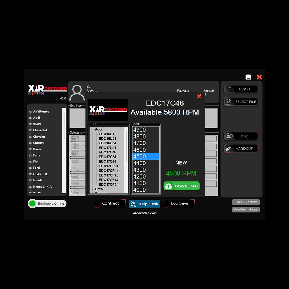 XirDecoder DTC - Chip Tuning - All Solutions Software Ultimate Version