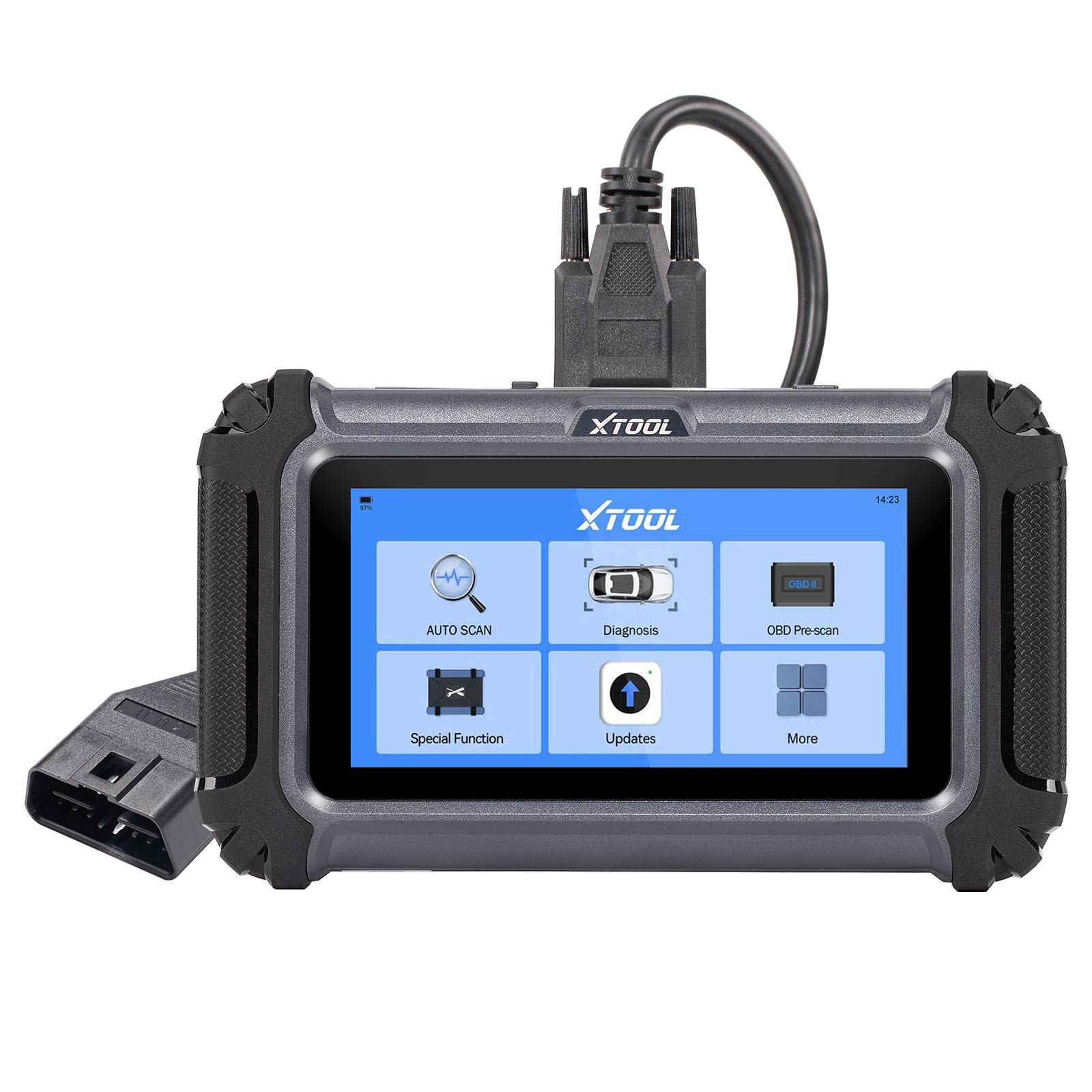 XTOOL D5 Vehicle Scanner with 9 Maintenance Services Oil Light Reset, EPB, SAS, DPF, BMS Reset, Throttle, TPMS Reset, Injector Coding