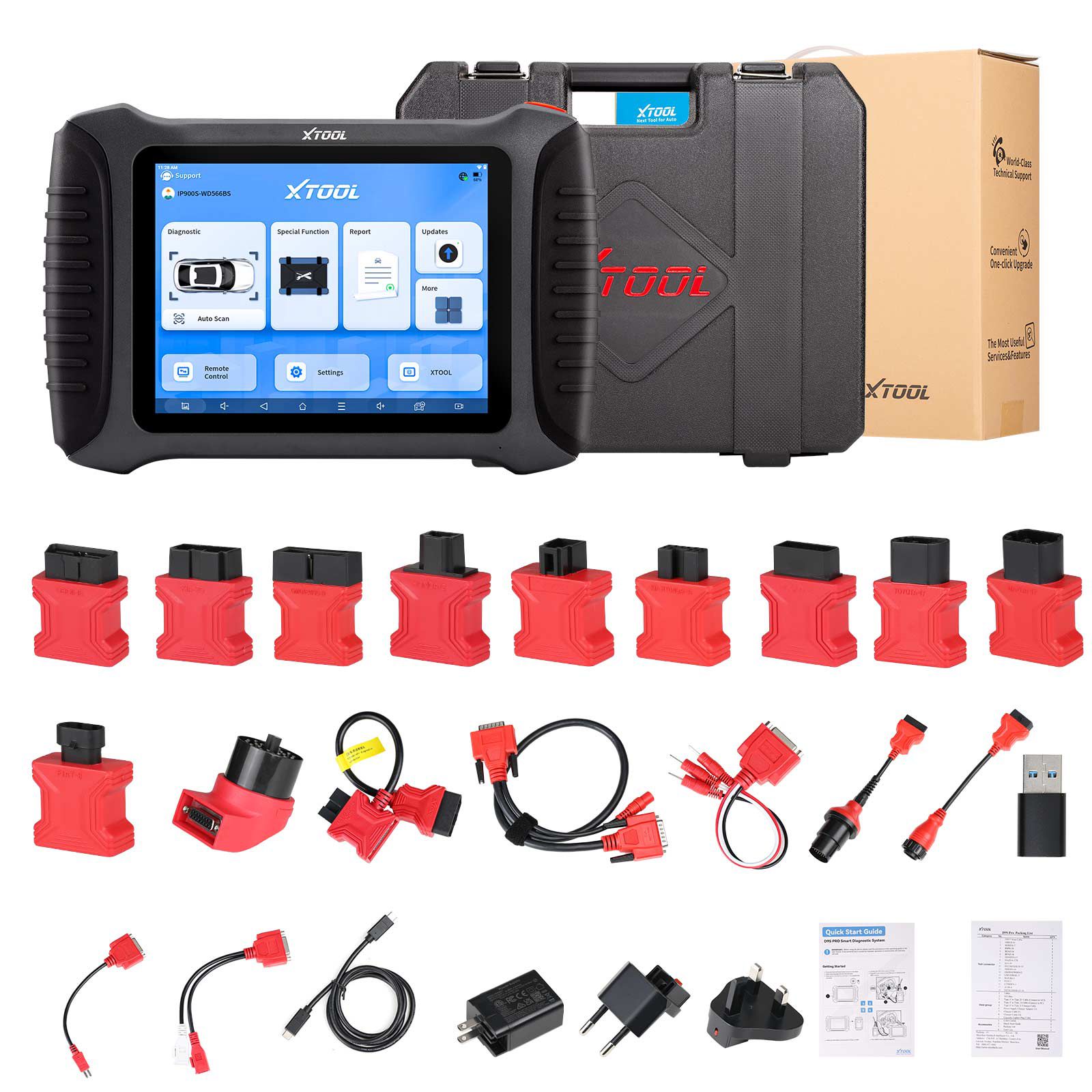 XTOOL InPlus IP900S Wireless Full System Diagnostic Scanner Support ECU Coding DOIP / CANFD Protocol & FCA AutoAuth upgraded Of D8S/ IP900