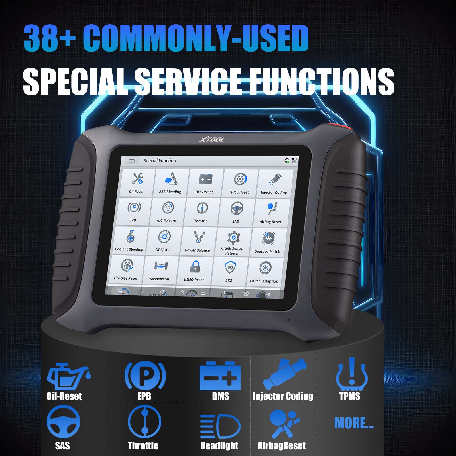 XTOOL InPlus IP900 OE-Level Full System Diagnostic Support ECU Coding DOIP / CANFD Protocol & FCA AutoAuth