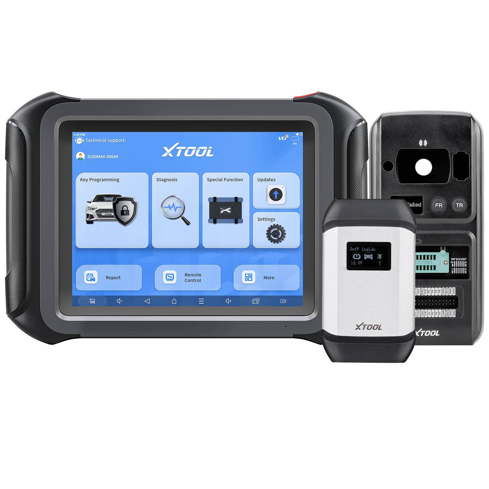 2024 XTOOL X100 MAX Auto Key Programmer IMMO Elite Diagnostic Tools With KC501 ECU Coding Full Bidirectional Control Update of X100 PAD3