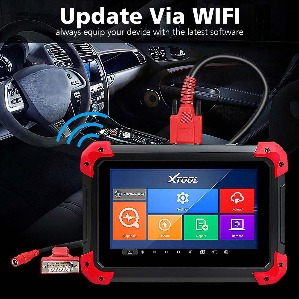XTOOL X100 PAD X-100 Auto Car Key Programmer with Built-in VCI Supports Oil Reset and Odometer Correction Obd2 Diagnostic All Key