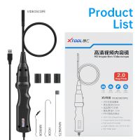 Newest  XTOOL XV100 HD Flexible Snake Inspection Videoscope XV100 Connect with XTOOL tablet USB 3.0 1080P IP67 Waterproof 8 LEDs adjustable