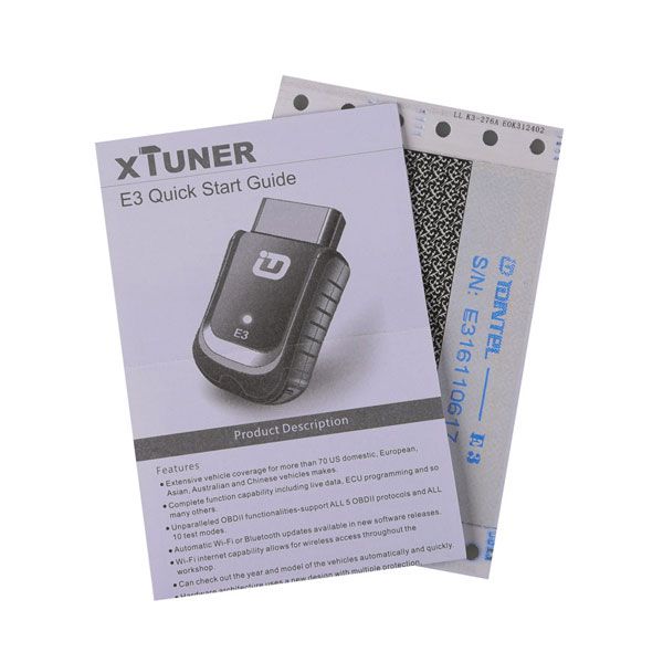 XTUNER E3 Easydiag V9.1 OBD2 Scanner Wireless OBDII Diagnostic Tool Pefectly Supports  WIN10