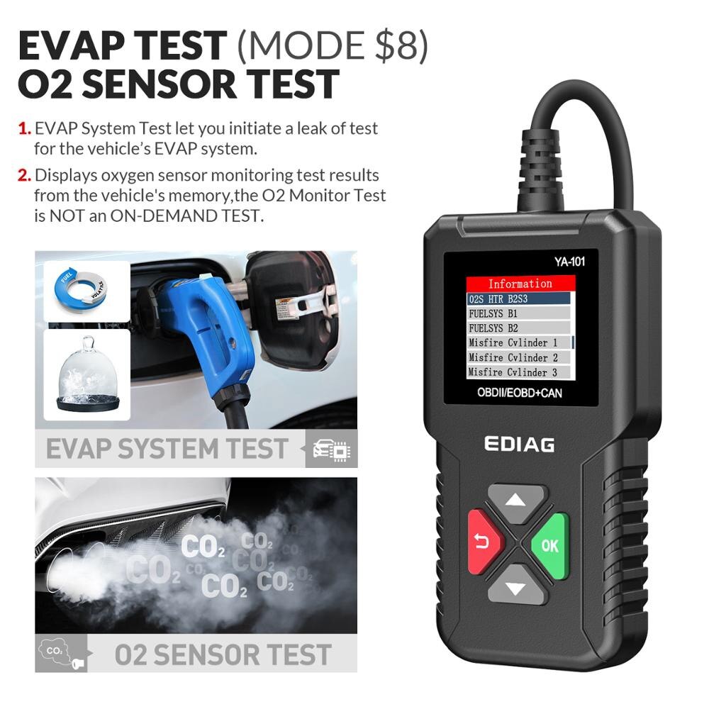 YA101 Obd2 Scanner Multi-language Professional Code Reader OBD 2 Automotive Scanner Car Diagnostic Tool PK ELM327 Free Update