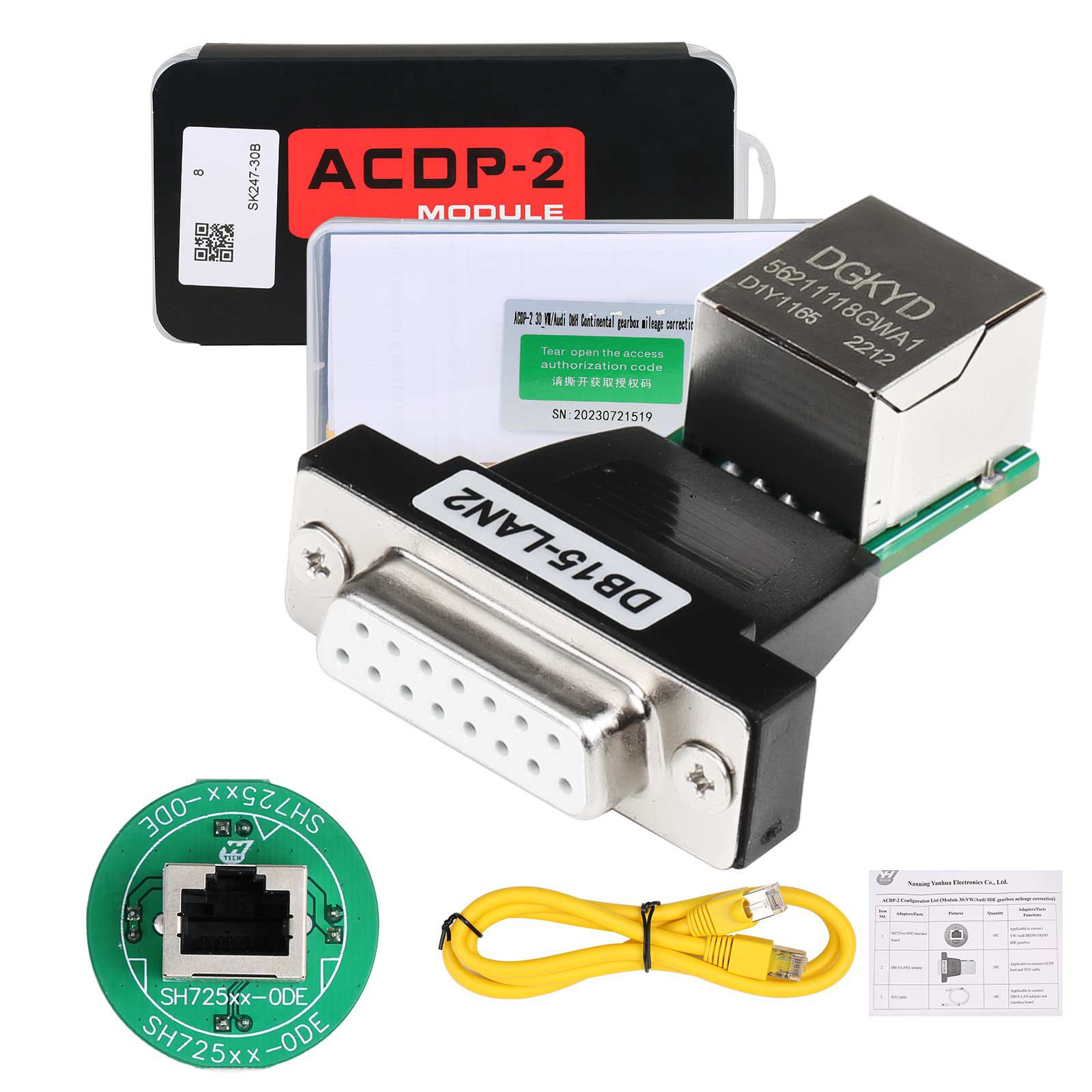 Yanhua Mini ACDP ACDP-2 Module30 with License A607 for VW/AUDI DQ500 0BH Continental Gearbox Mileage Correction