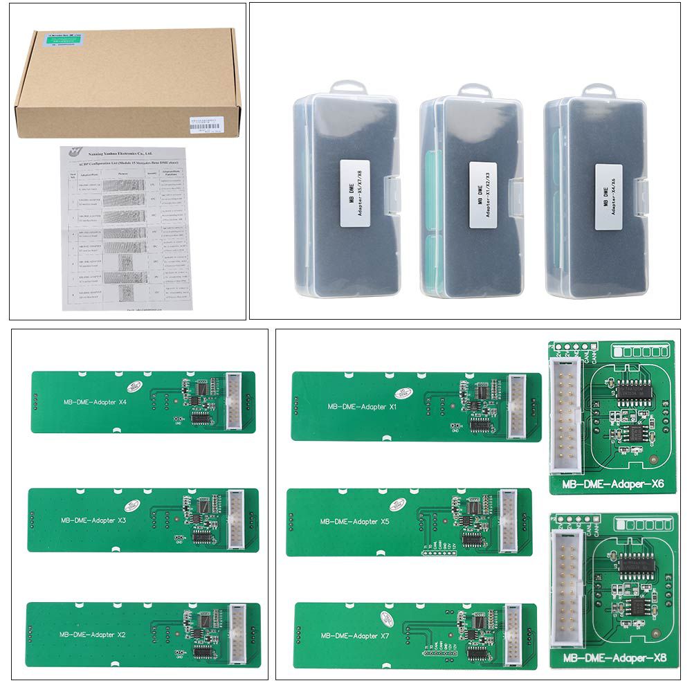 Yanhua Mini ACDP-2 for Mercedes-Benz Package with Module 15/16/18/19 and Pcan2 Cable Support Gearbox Clone/Refresh DMW/ISM Refresh