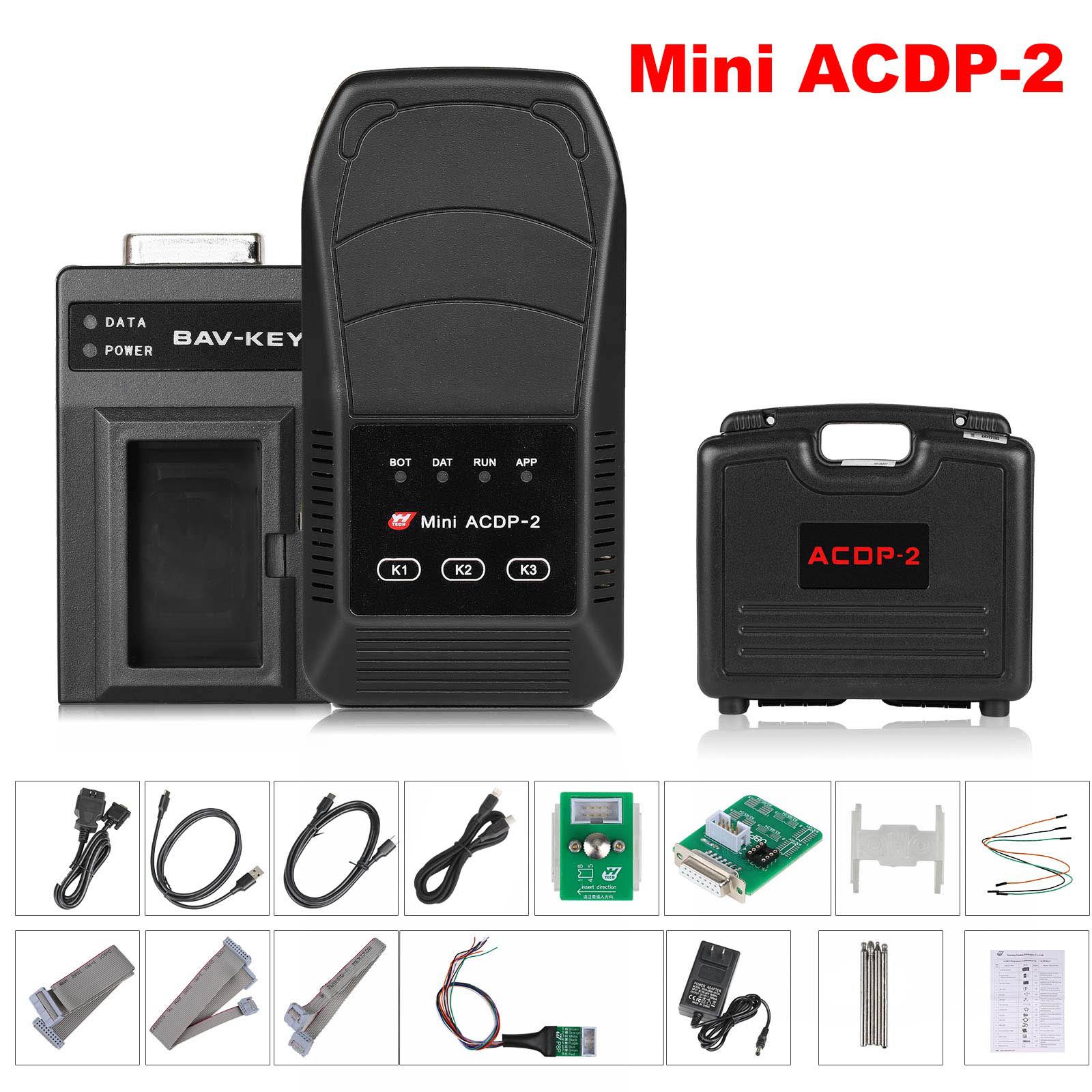 2025 Yanhua ACDP-2 BMW G Series Package ACDP2 Hardware + Module 38 + BDC2 All Key Lost Platform + BDC3 BCP interface Board