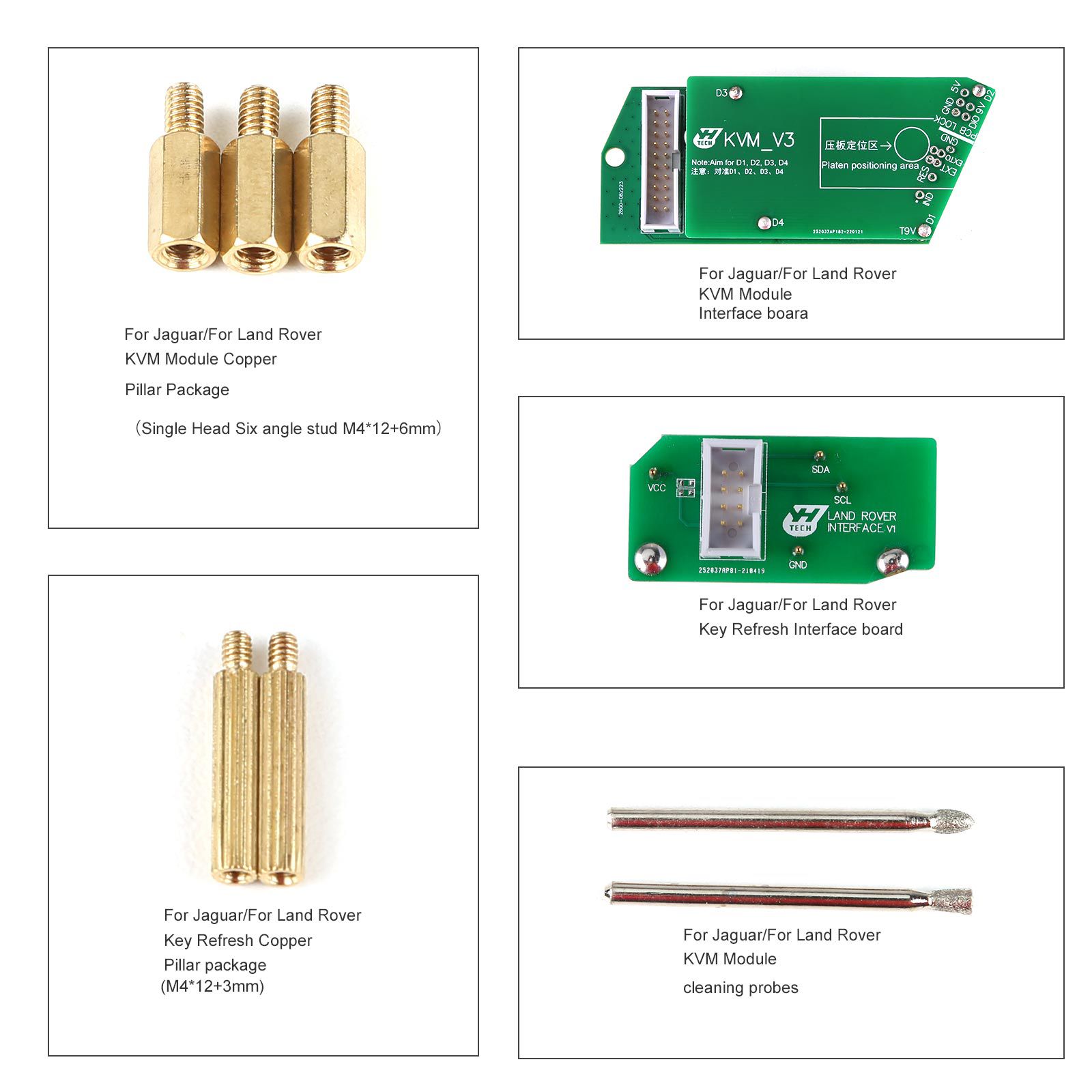 Yanhua Mini ACDP-2 JLR IMMO Package with Module9 JLR KVM Module and Module24 New JLR（2018+）IMMO Module Add Key & All Key Lost