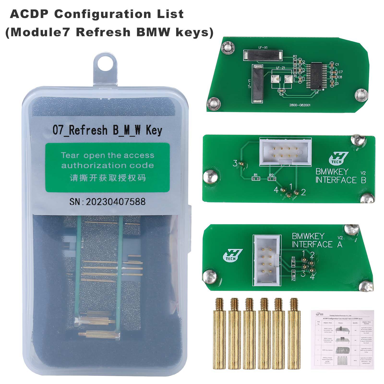 Yanhua Mini ACDP-2 Locksmith Package with Module 1/2/3/7/9/10/12/20/24/29 and B48/N20/N55/B38 Bench Board for BMW Land Rover Porsche Volvo Audi