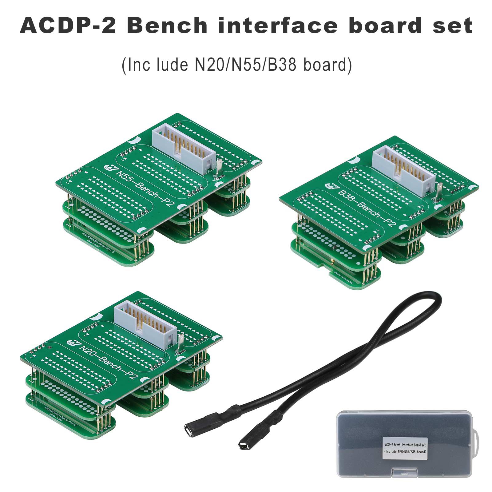 Yanhua Mini ACDP-2 Locksmith Package with Module 1/2/3/7/9/10/12/20/24/29 and B48/N20/N55/B38 Bench Board for BMW Land Rover Porsche Volvo Audi