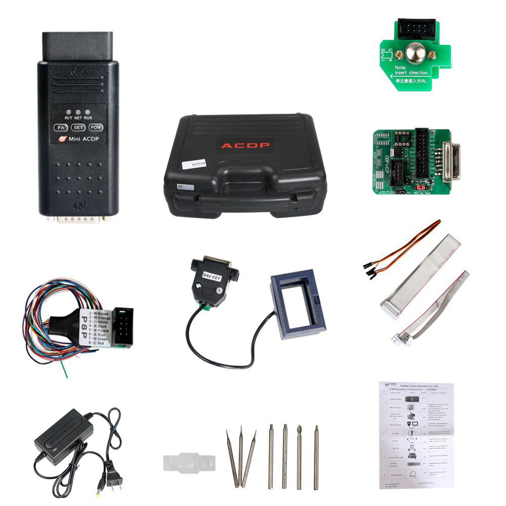 Yanhua Mini ACDP Key Programmer with BMW CAS1 CAS2 CAS3 CAS3+ CAS4 CAS4+ IMMO,BMW DME ISN Module,BMW E/F Series Key Renew Module