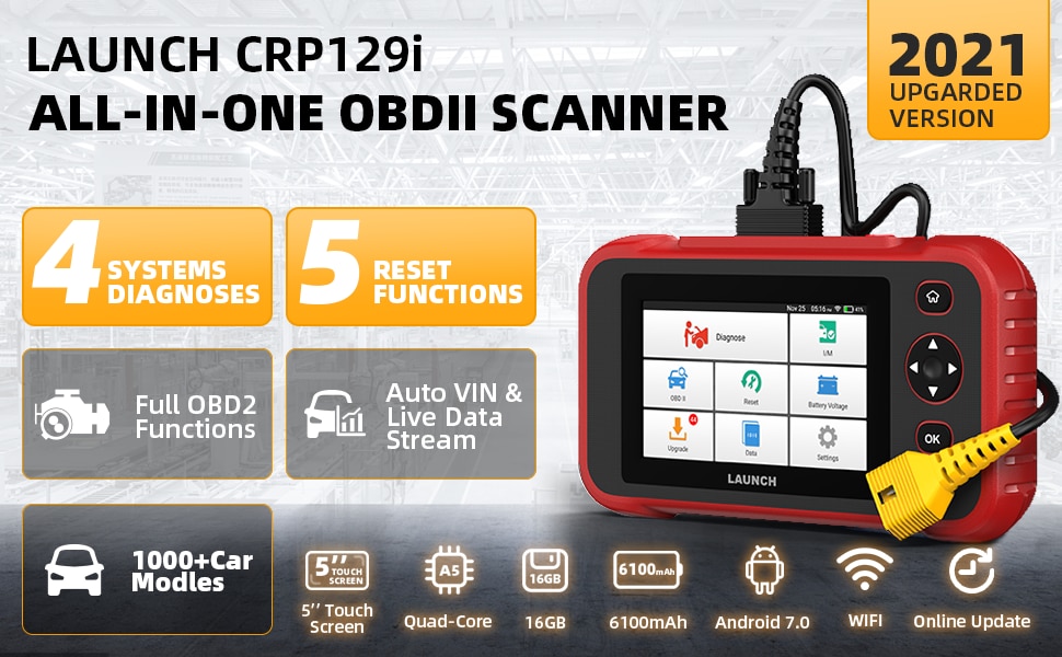 LAUNCH X431 CRP129i Professional OBD2 Automotive Scanner
