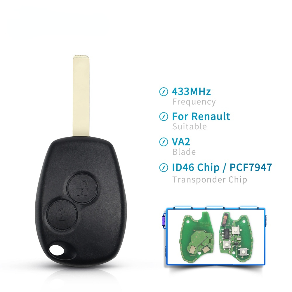 2/3 Buttons Car Remote Key 