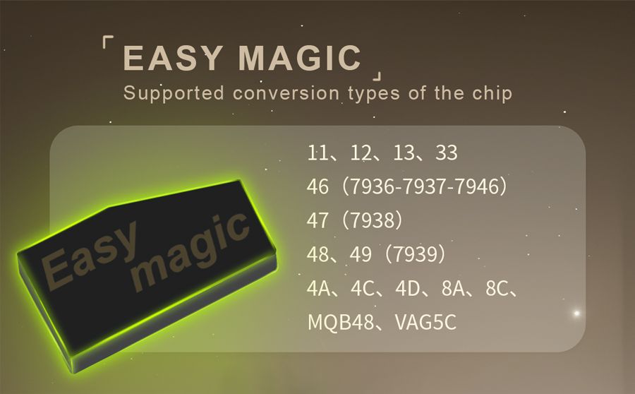 2M2 Easy Magic Chip 10pcs/lot work for 2M2 TANK Easy Clone Machine