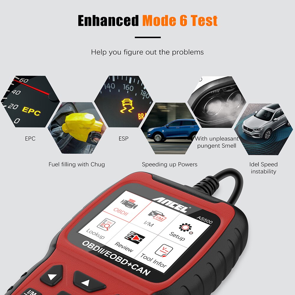 Ancel AS500 OBD2 Scanner