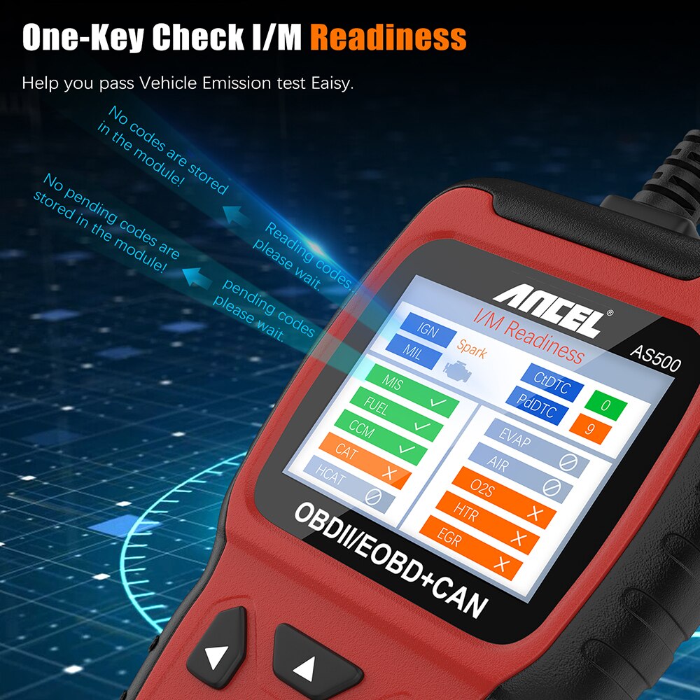 Ancel AS500 OBD2 Scanner