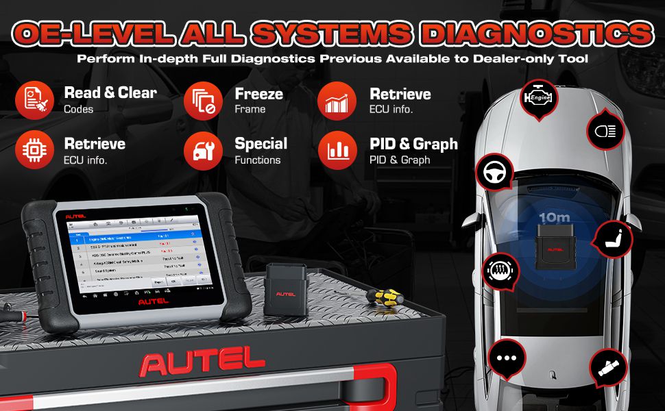 Autel MaxiCOM MK808BT PRO Car Diagnostic Scan Tool