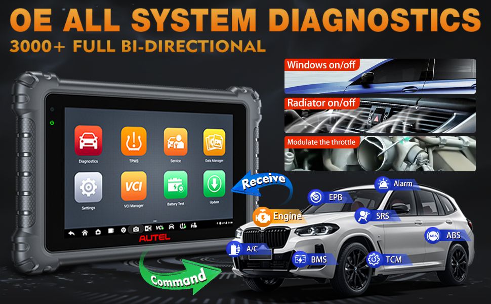 Autel MaxiCOM MK906Pro TS ( MK906S PRO-TS ) TPMS Diagnostic Scanner