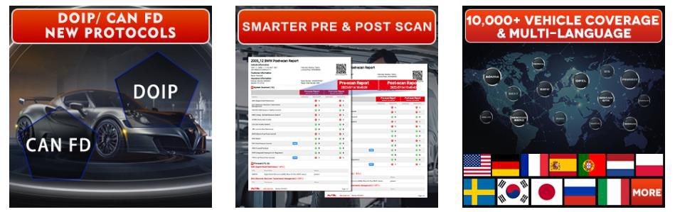 Autel MaxiCOM MK906Pro TS ( MK906S PRO-TS ) TPMS Diagnostic Scanner