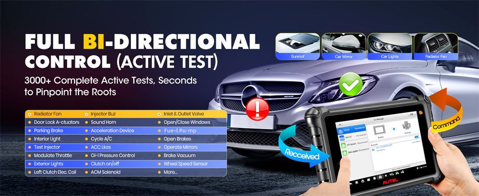 Autel MaxiDAS DS900TS DS900-TS Wireless TPMS Diagnostic Tool Advanced ECU Coding OE All System Diagnosis 40+ Services