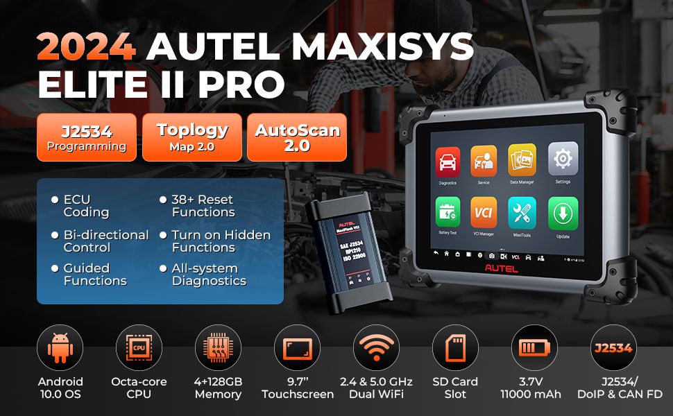 Autel MaxiSys Elite II Pro Automotive Full System Diagnostic Tool