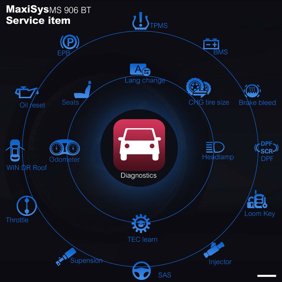 Autel MaxiSys MS906BT Auto Diagnostic Scanner