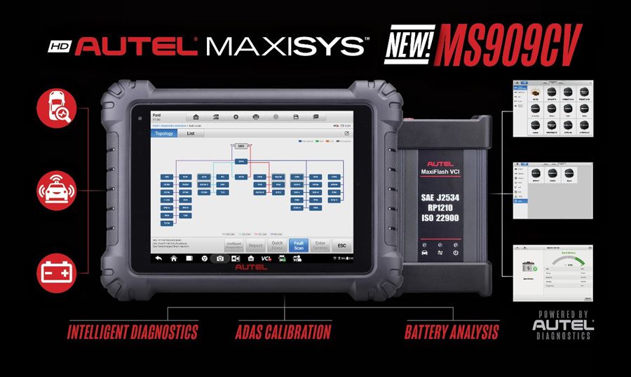 Autel Maxisys MS909CV Functions