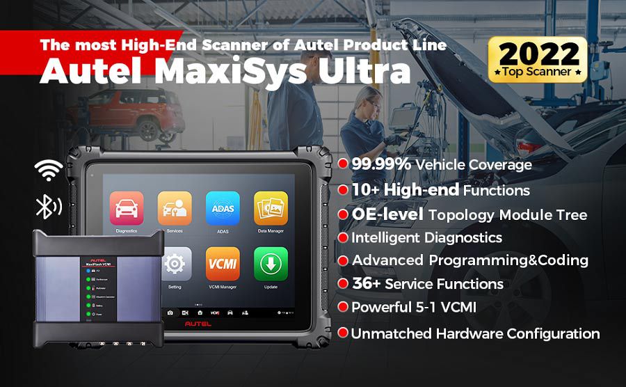 Autel Maxisys Ultra Intelligent Full Systems Diagnostics Tool 