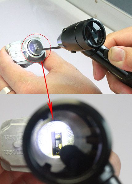 car-lock-cylinder-magnifier-display