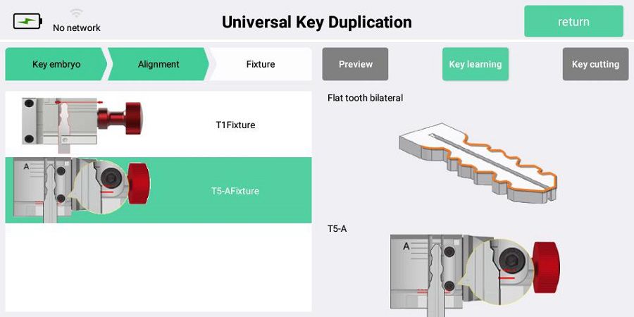 CG MONSTER G08 Key Cutting Machine with T5 Clamp