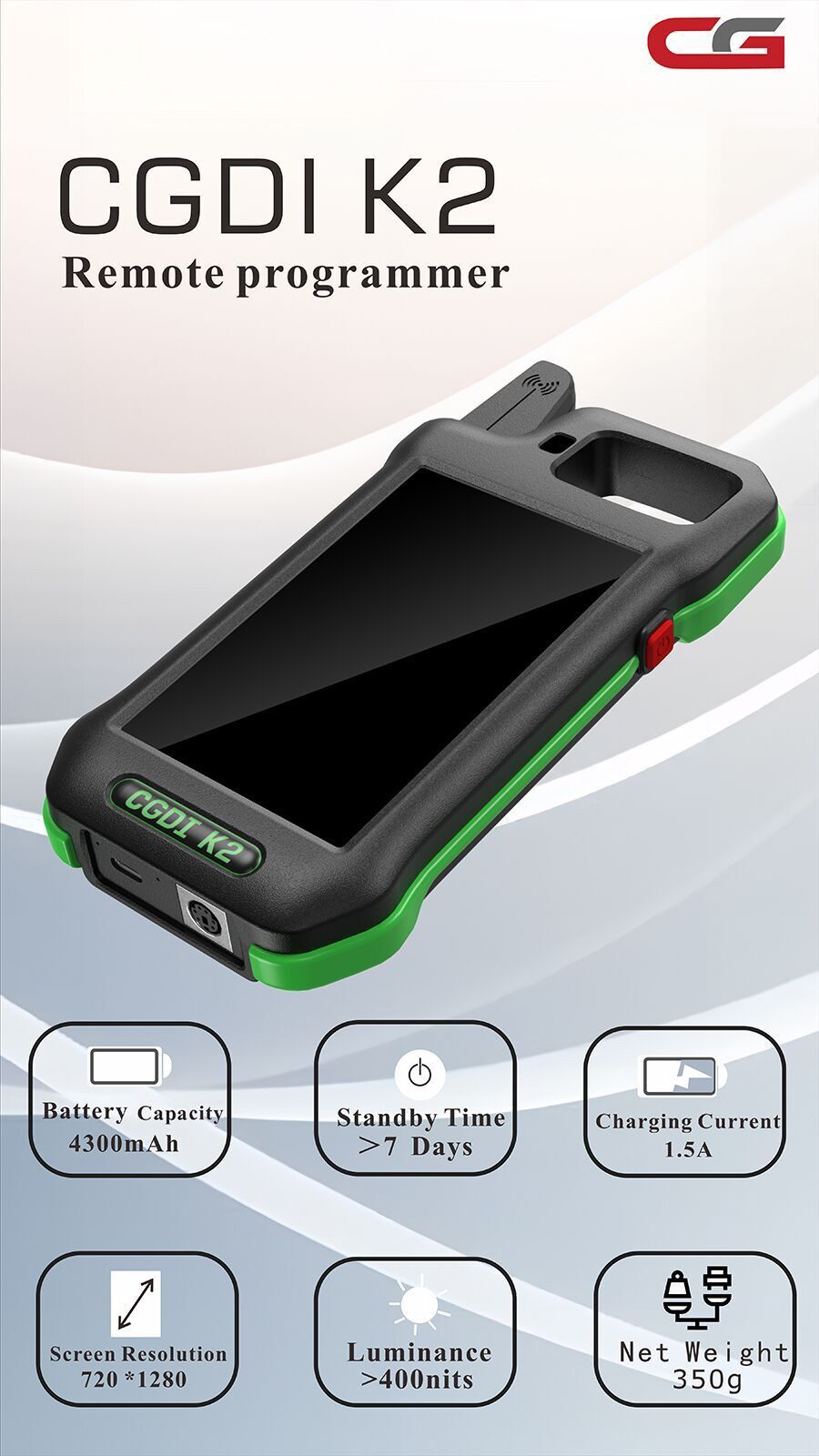 CGDI K2 Remote Key Programmer Remote Generator With 3 pcs CGDI C4648 Super Chips