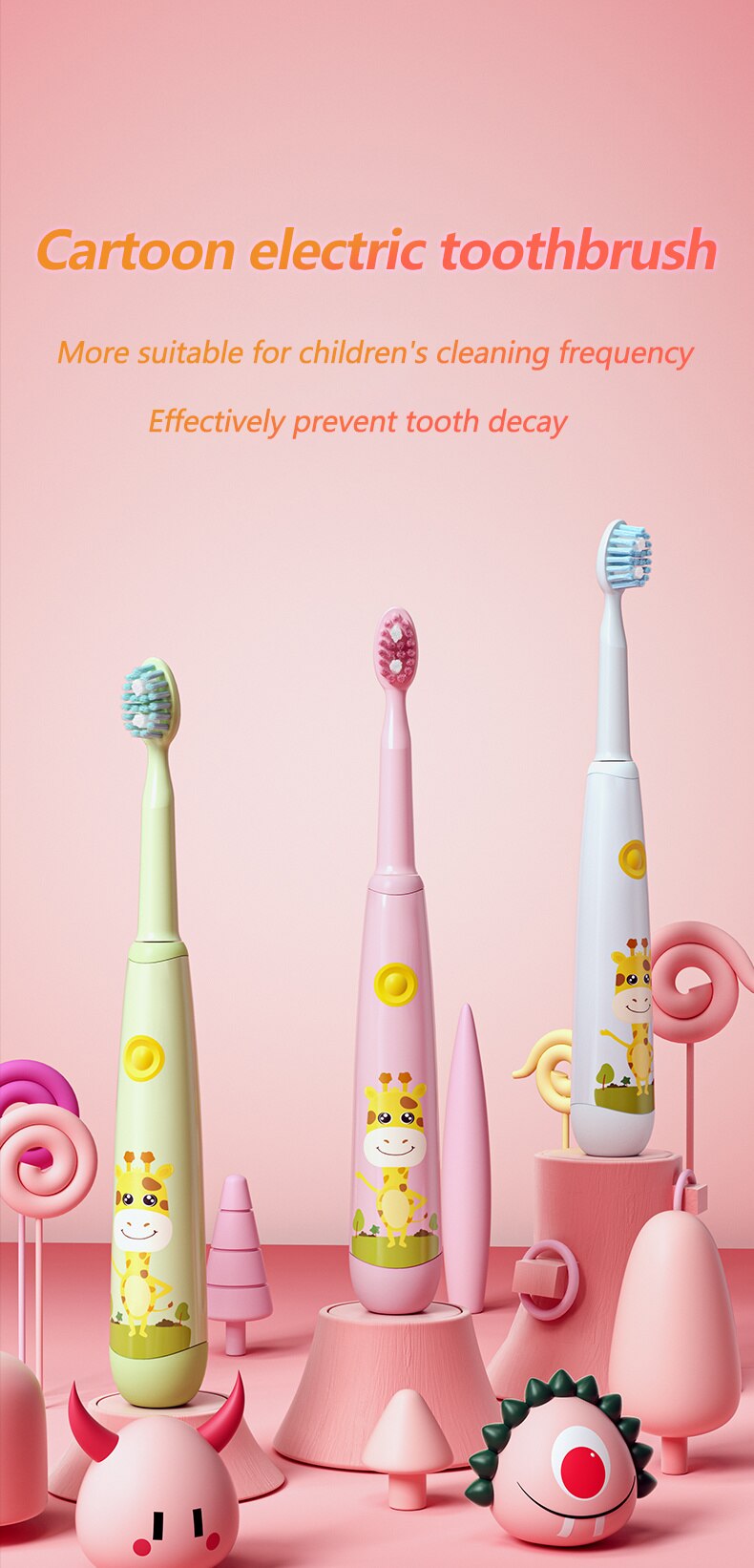 Children Electric Sonic Toothbrush 