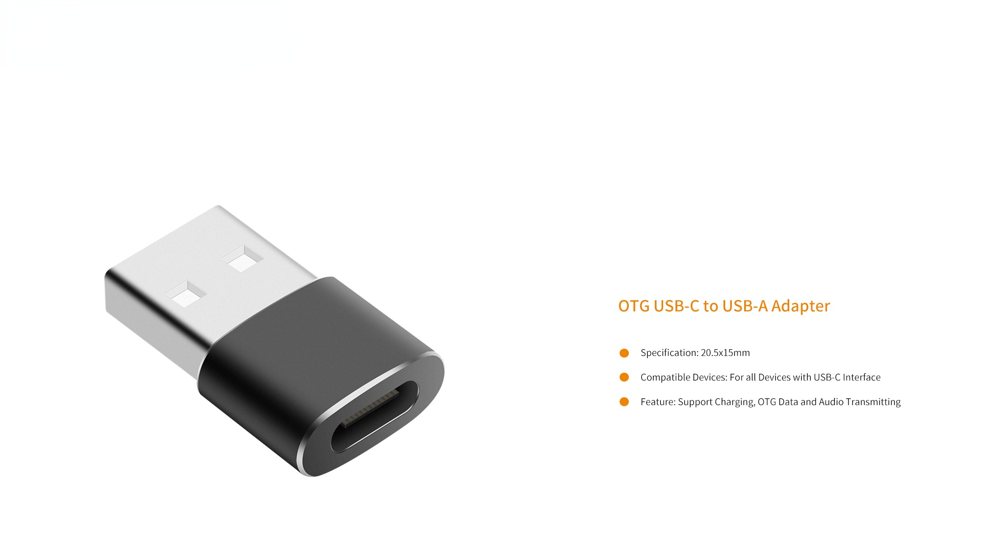 CVM-USBC-A OTG USB-C to USB-A Adapter,Type-C Female to U