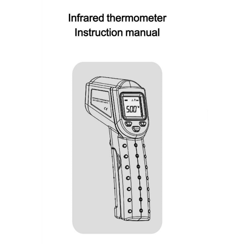 -50C~500C Digital Infrared Thermometer