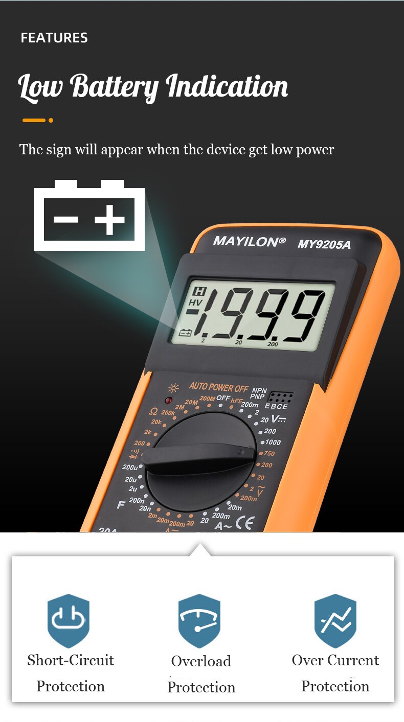 9205A Digital Multimeter