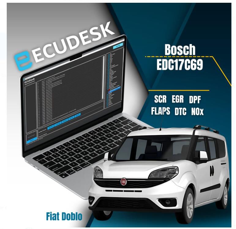 ECUDesk Multi Function Software for EGR DPF SCR (AdBlue) NOx CAT SAP EVAP Flaps DTC OFF