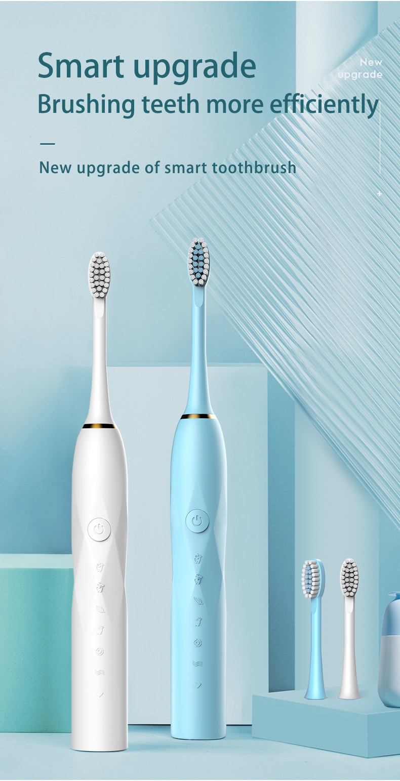 Electric Toothbrush Sonic 6-speed Adult Household Soft H