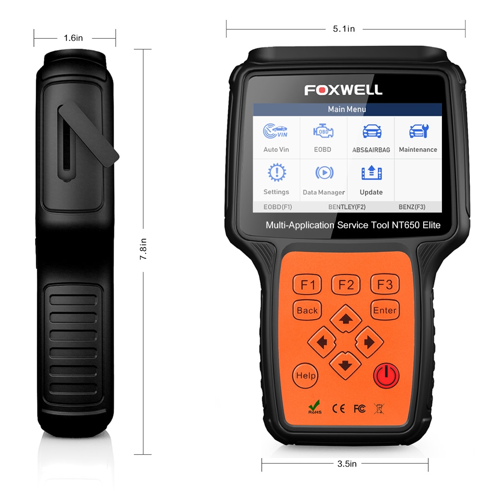 FOXWELL NT650 Elite OBD2 Automotive Scanner