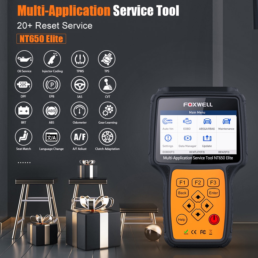 FOXWELL NT650 Elite OBD2 Automotive Scanner