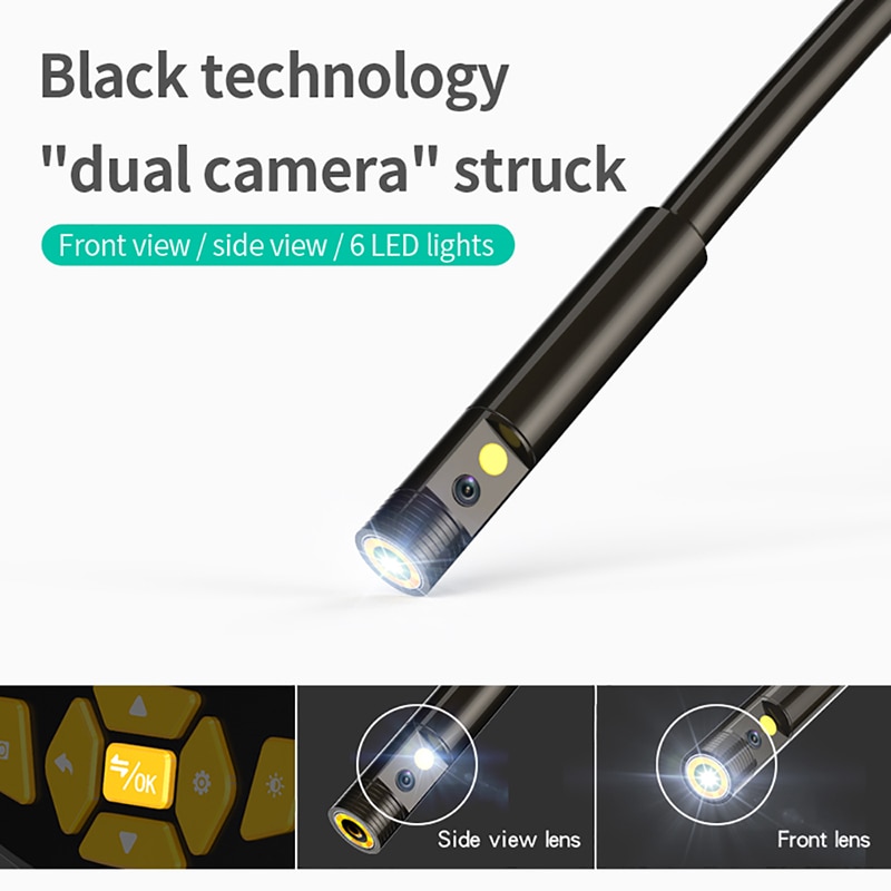 Portable Single & Dual Lens Handheld Endoscope