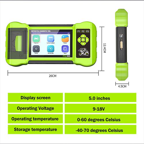 JDiag M300 Hand-held Motorcycle Diagnostic Scanner