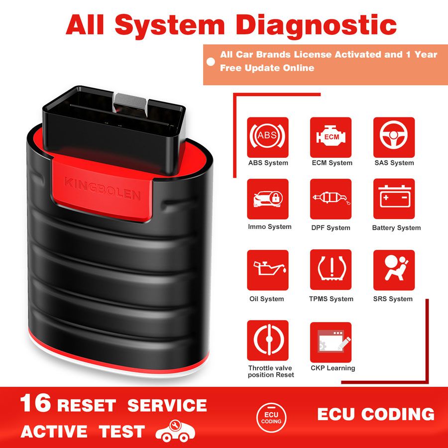 KINGBOLEN EDIAG Full System OBD2 Diagnostic Tool