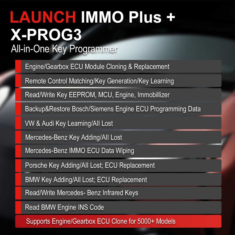  LAUNCH X431 IMMO PLUS Key Programmer 