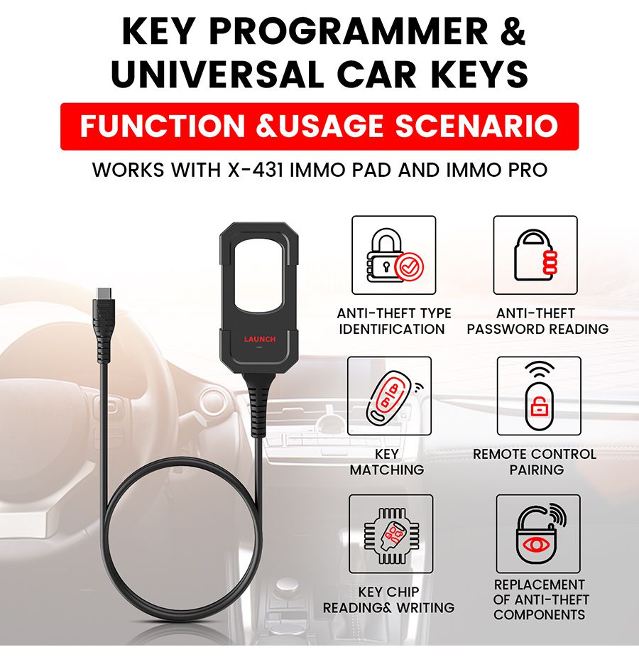 Launch X431 Key Programmer Remote Maker