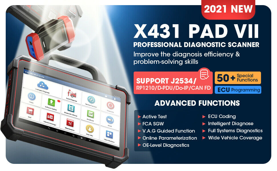 LAUNCH X431 PADVII PAD7 OBD2 Scanner