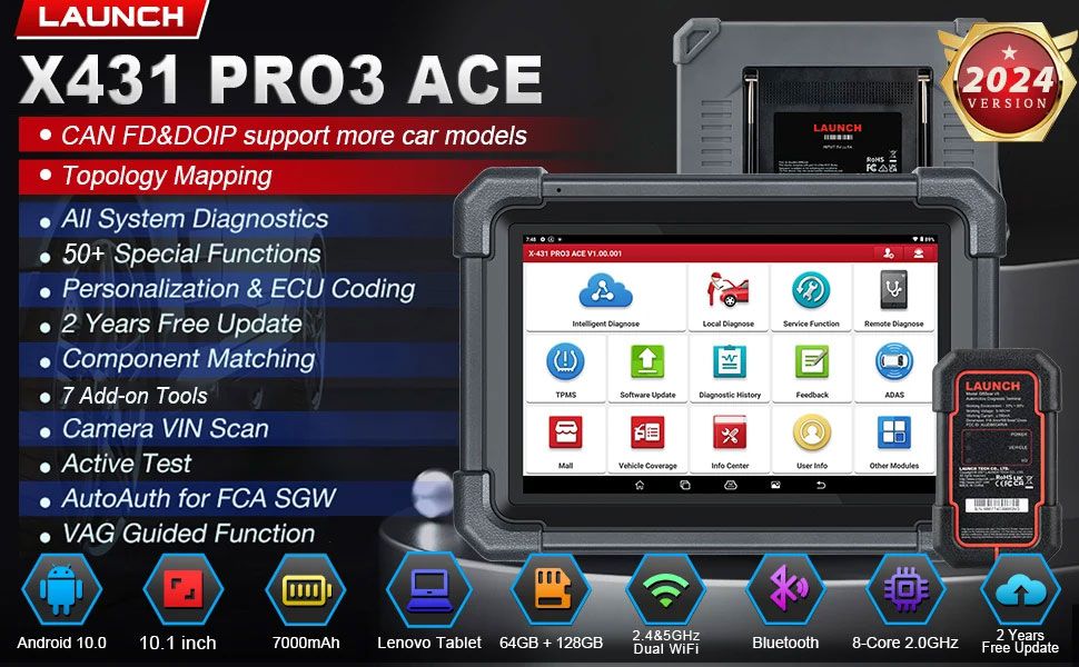 Launch X431 PRO3 ACE Diagnostic Tool