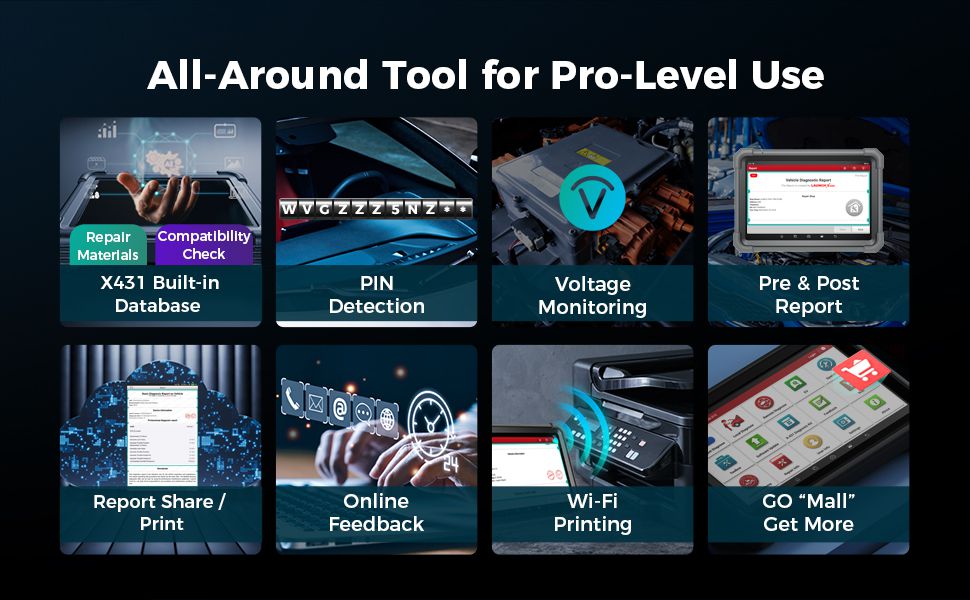 LAUNCH X431 PRO3 V+ ELITE more features