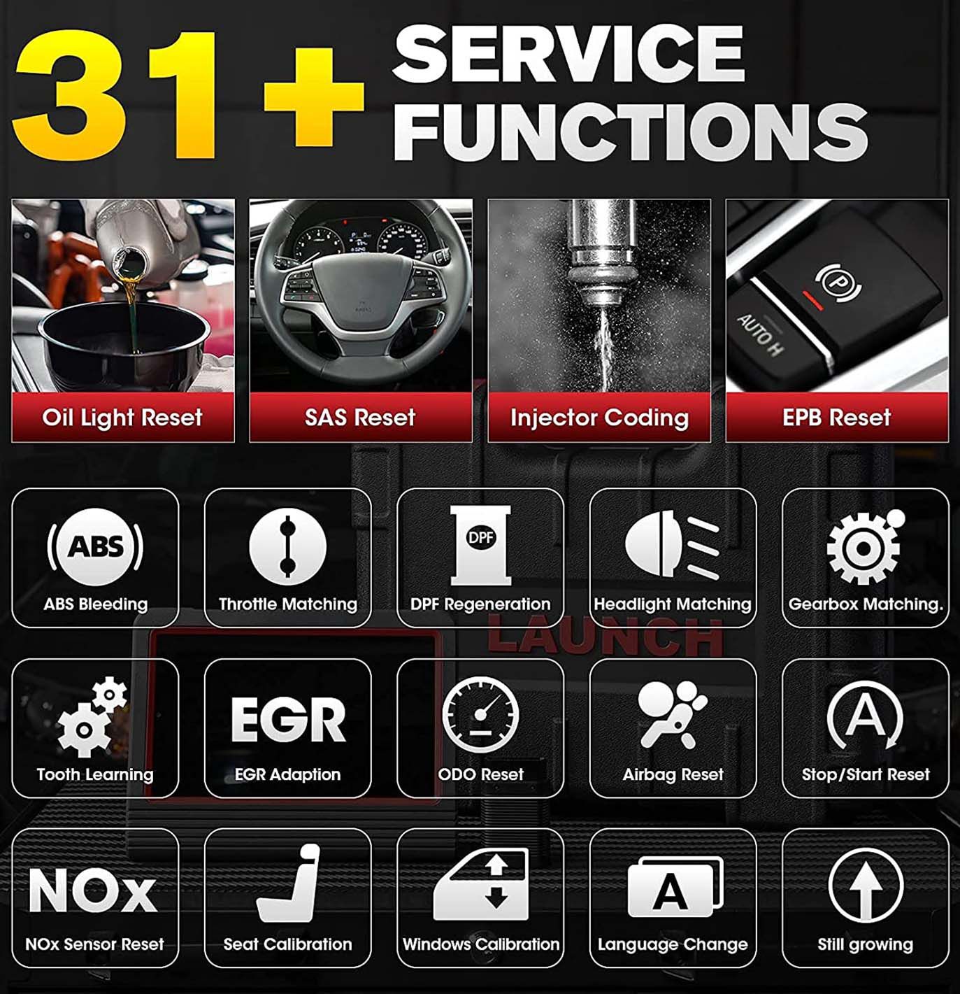 Launch X431 PROS OE-Level Full System Diagnostic Tool