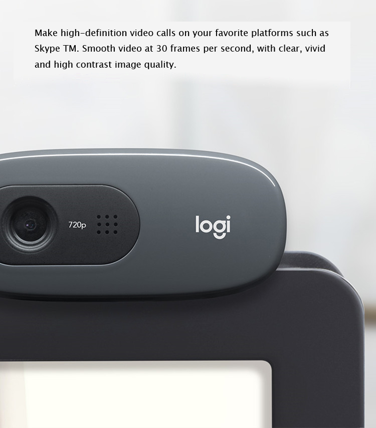 New Logitech C922 Pro 1080P HD Webcam Autofocus Built-in